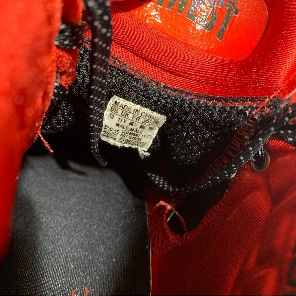 Adidas Derrick Rose Black and Red High-Top Sneakers - Picture 10 of 10